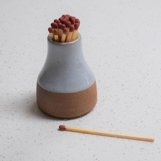 Milk Bottle Match Striker - Duck Egg