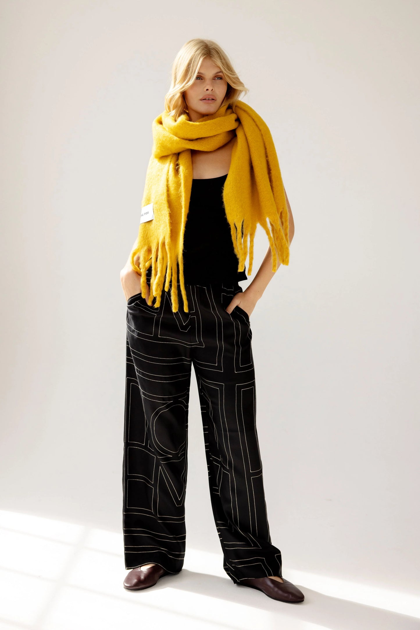 Arctic Fox Luxury Recycled Cosy Scarf - Frozen Amber