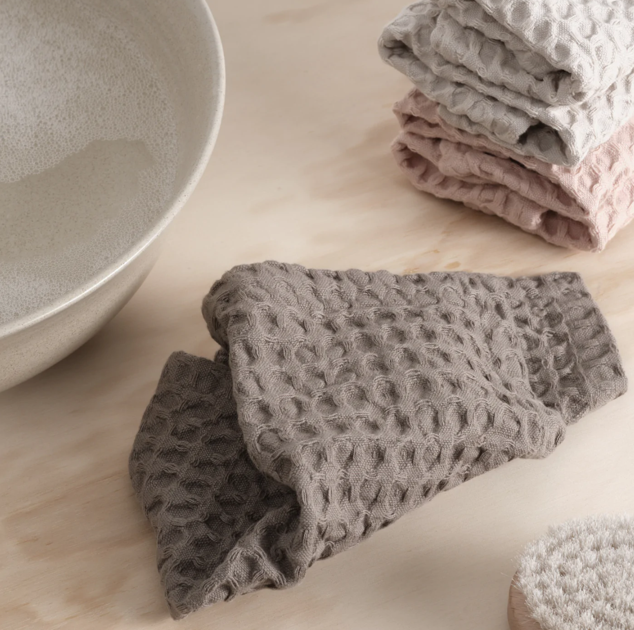 Organic Waffle Wash Cloth