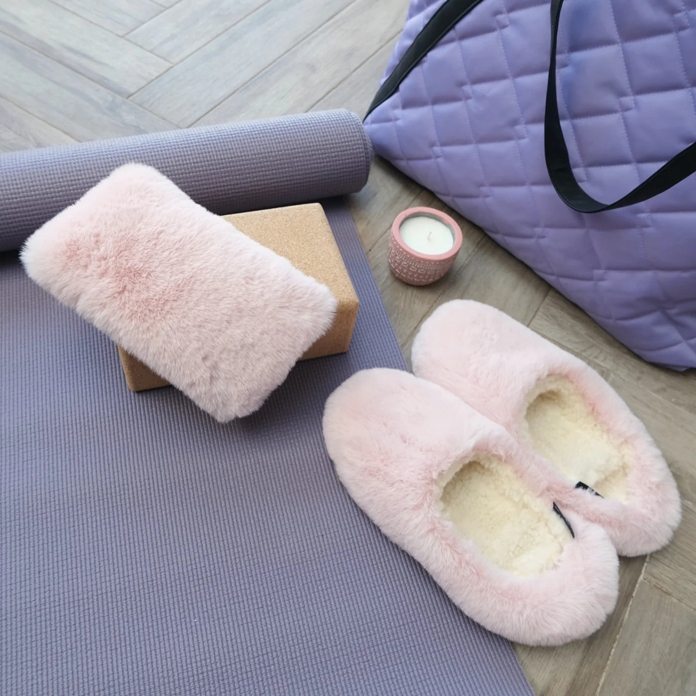 Helen Moore Faux Fur Meditation Eye Pillow