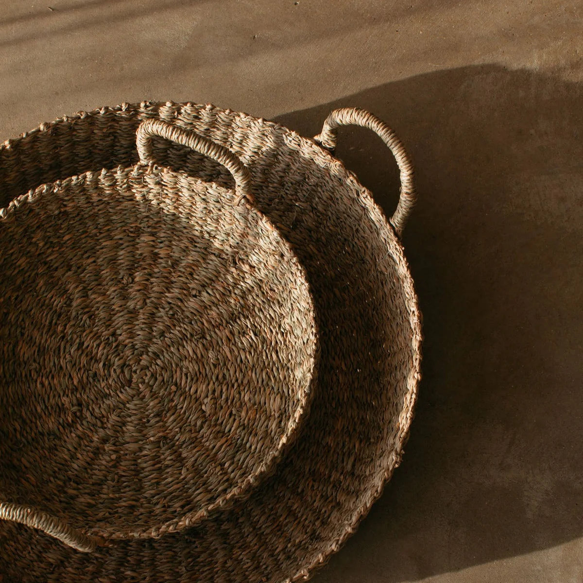 KUTEN ROUND SEAGRASS BASKET