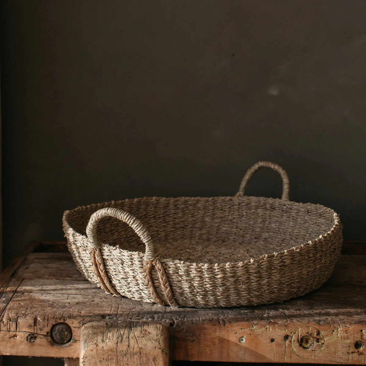 KUTEN ROUND SEAGRASS BASKET