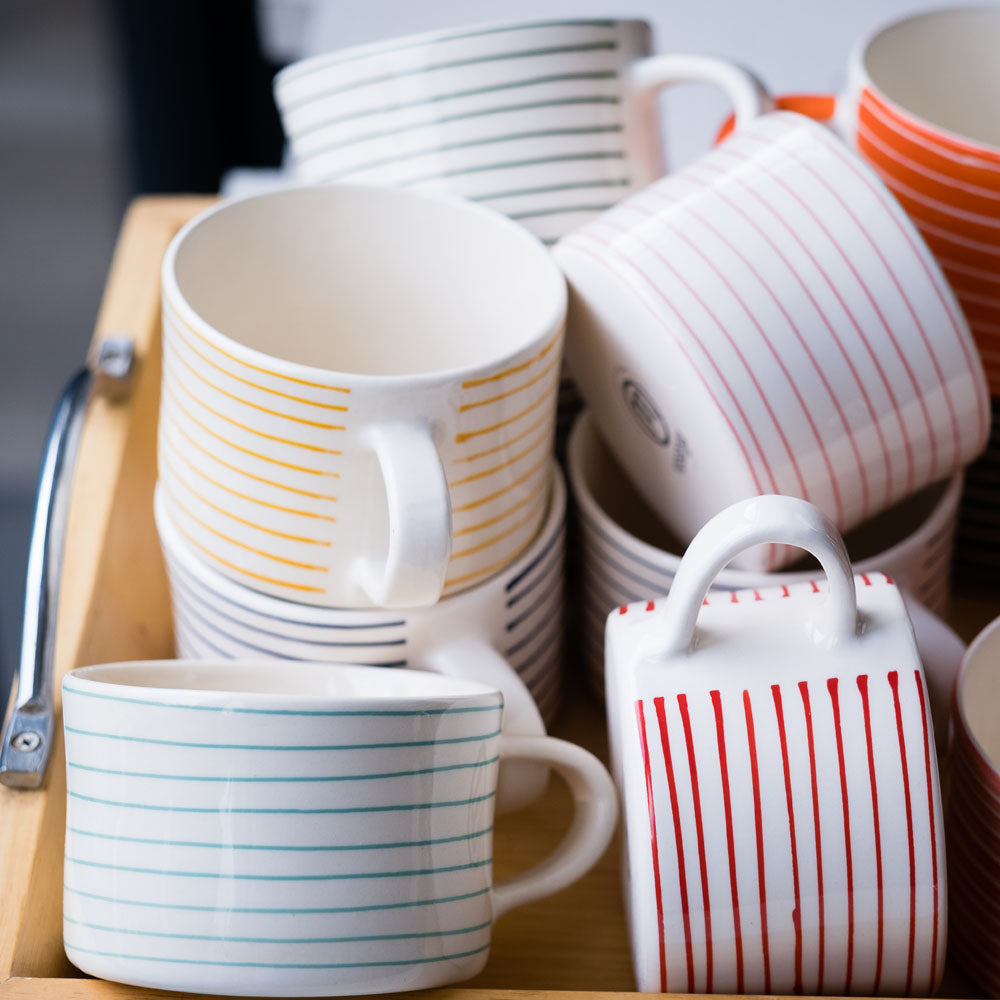 Horizontal Stripe Mug Colour Range