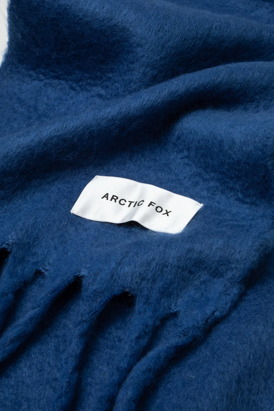 Arctic Fox Luxury Recycled Cosy Scarf - Mountain Blue