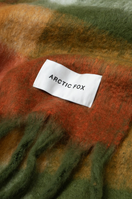 Arctic Fox Luxury Recycled Cosy Scarf - Mossy Spring