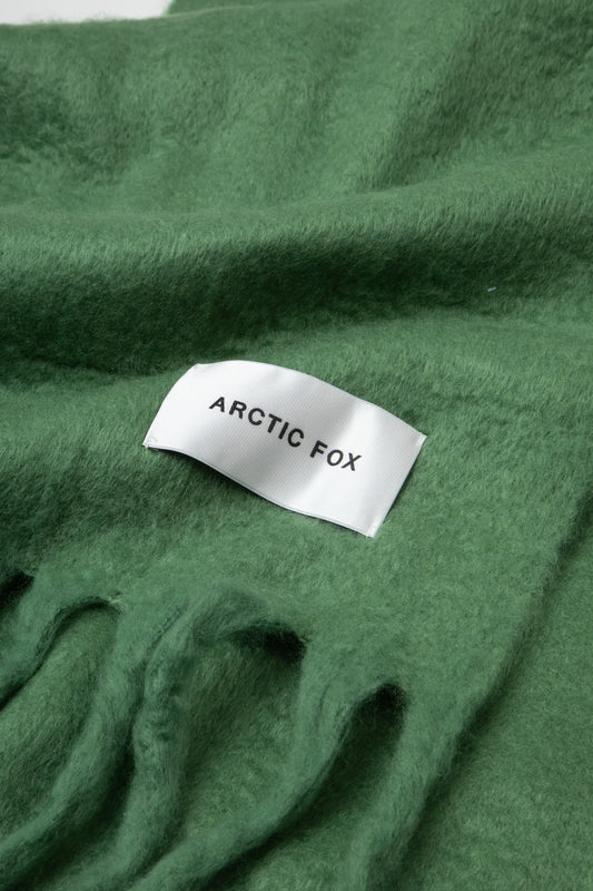 Arctic Fox Luxury Recycled Cosy Scarf - Moss Green