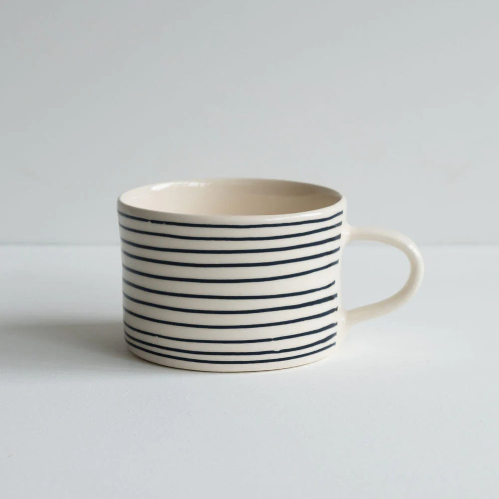 Horizontal Stripe Mug - Graphite