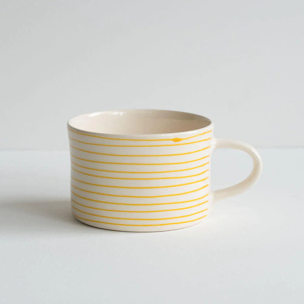 Horizontal Stripe Mug - Tumeric