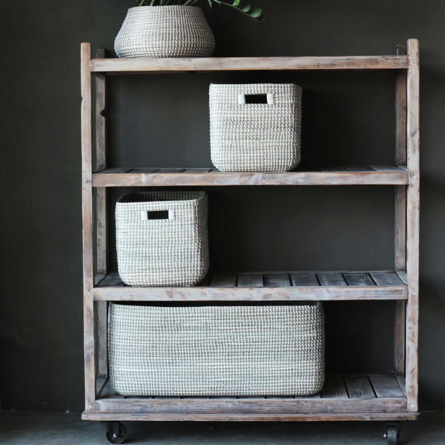 Seagrass Shelf Storage Basket