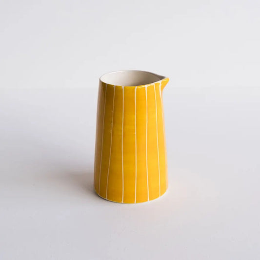 Creamer Jug Sgrafitto Stripe