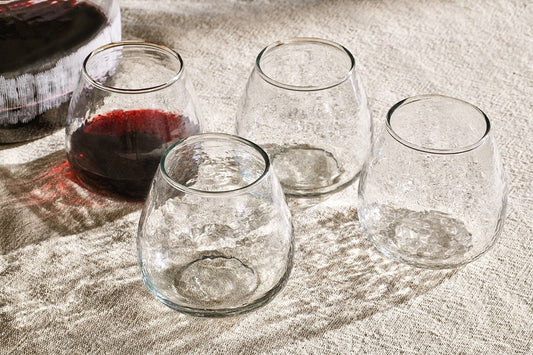 Sarda Recycled Stemless Wine Glass