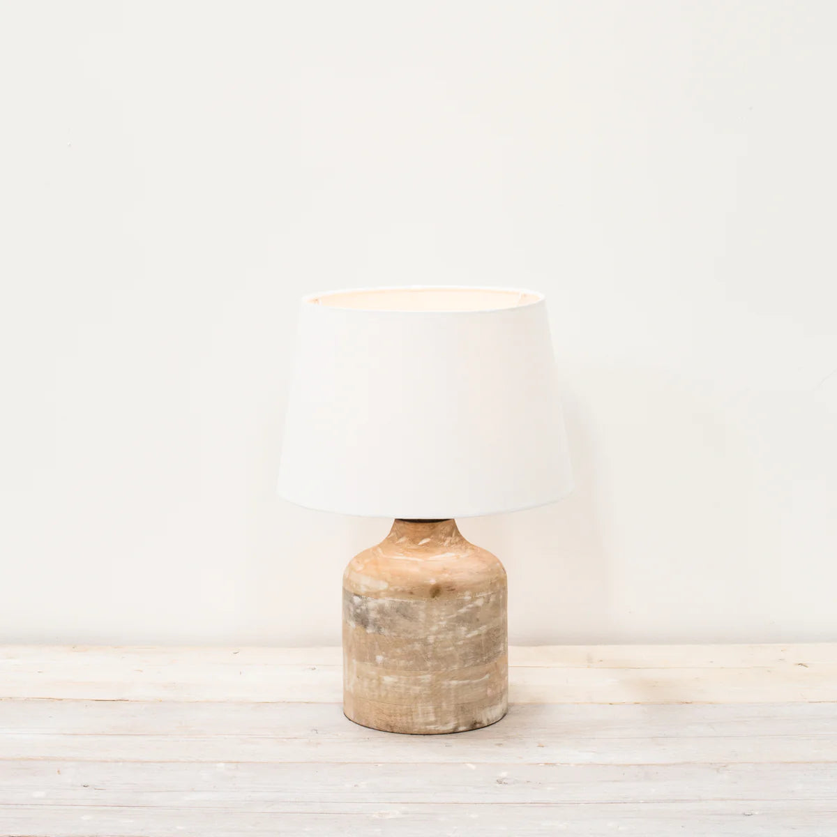 Hand made mango lamp with shade